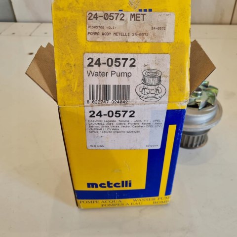 DAEWOO OPEL CHEVROLET POMPA WODY WODNA METELLI 24-0572 DAEWOO OPEL CHEVROLET POMPA WODY WODNA METELLI 24-0572