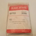 FORD FOCUS I C-MAX ZESTAW MONTAŻOWY SZCZĘK HAMULCOWYCH QUICK BRAKE 0772