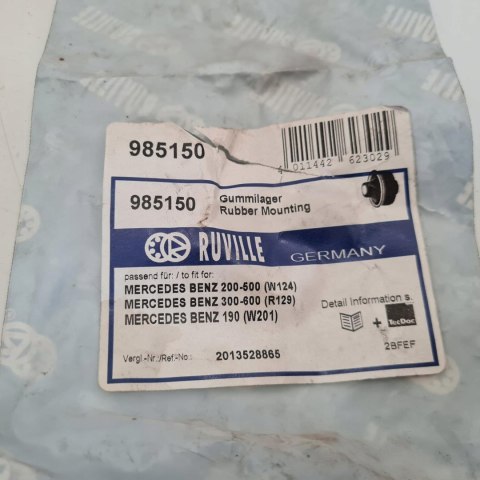 MERCEDES W124 W201 R129 TULEJA WAHACZA SILENTBLOCK RUVILLE 985150