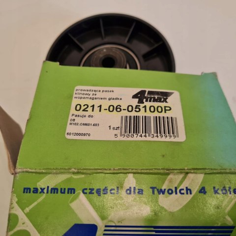 MERCEDES W124 W210 W460 W140 W638 ROLKA PROWADZĄCA 4MAX 0211-06-05100P MERCEDES W124 W210 W460 W140 W638 ROLKA PROWADZĄCA 4MAX 0211-06-05100P