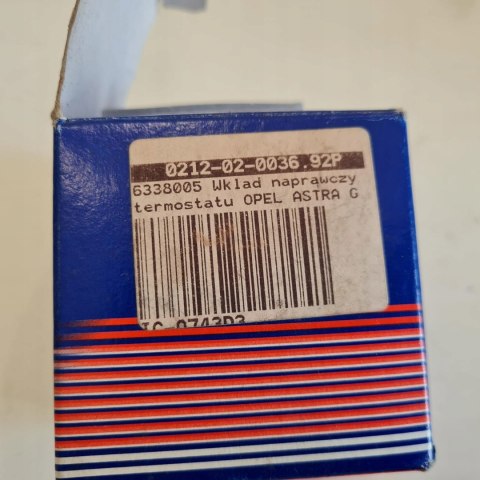 OPEL ASTRA G VECTRA C 1.8 TERMOSTAT 4MAX 0212-02-0036.92P