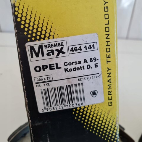 OPEL CORSA A KADETT D E SZCZĘKI HAMULCOWE KOMPLET WERTTEILE 464141 OPEL CORSA A KADETT D E SZCZĘKI HAMULCOWE KOMPLET WERTTEILE 464141