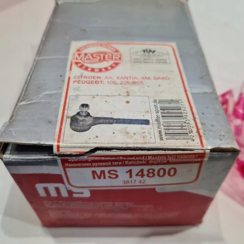 CITROEN XANTIA SAXO PEUGEOT 106 206 KOŃCÓWKA DRĄŻKA MASTER SPORT MS 14800