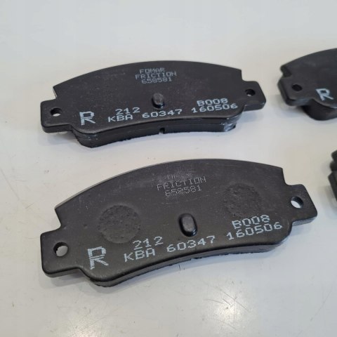 FIAT ARGENTA CROMA LANCIA THEMA KLOCKI HAMULCOWE KOMPLET FOMAR FO 658581 FIAT ARGENTA CROMA LANCIA THEMA KLOCKI HAMULCOWE KOMPLET FOMAR FO 658581