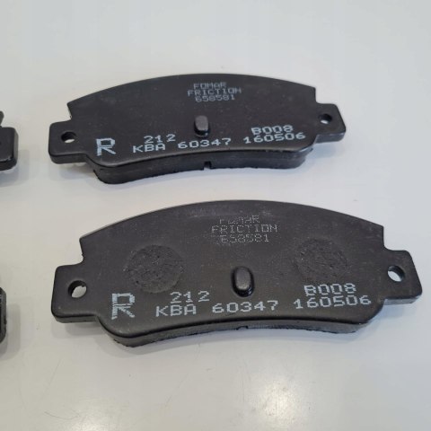 FIAT ARGENTA CROMA LANCIA THEMA KLOCKI HAMULCOWE KOMPLET FOMAR FO 658581 FIAT ARGENTA CROMA LANCIA THEMA KLOCKI HAMULCOWE KOMPLET FOMAR FO 658581