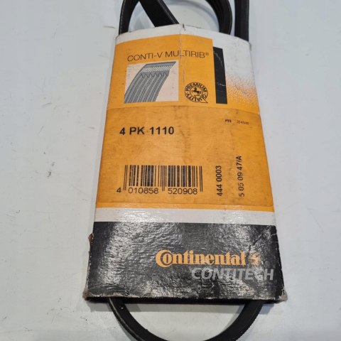 FIAT SUBARU TOYOTA NISSAN PASEK KLINOWY WIELOROWKOWY CONTINENTAL 4PK 1110 FIAT SUBARU TOYOTA NISSAN PASEK KLINOWY WIELOROWKOWY CONTINENTAL 4PK 1110