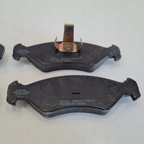 FORD FIESTA KA MAZDA 121 KLOCKI HAMULCOWE KOMPLET FOMAR FO 633481 FORD FIESTA KA MAZDA 121 KLOCKI HAMULCOWE KOMPLET FOMAR FO 633481