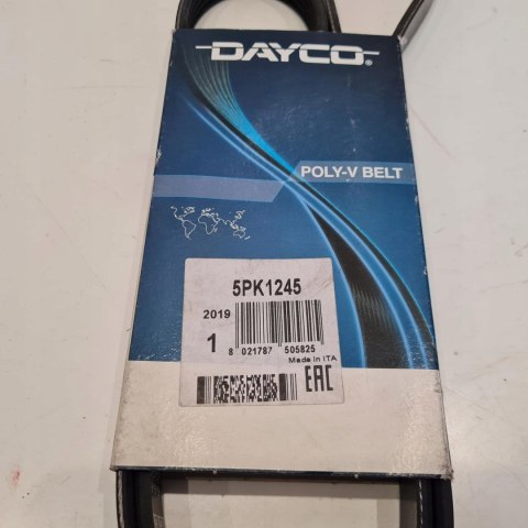 HYUNDAI MITSUBISHI TOYOTA PASEK KLINOWY WIELOROWKOWY DAYCO 5PK1245 HYUNDAI MITSUBISHI TOYOTA PASEK KLINOWY WIELOROWKOWY DAYCO 5PK1245