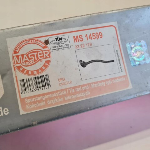 OPEL OMEGA B KOŃCÓWKA DRĄŻKA MASTER SPORT MS 14599