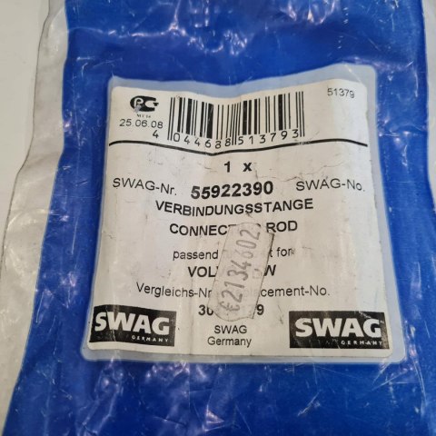 VOLVO S40 I V40 ŁĄCZNIK STABILIZATORA SWAG 55922390 VOLVO S40 I V40 ŁĄCZNIK STABILIZATORA SWAG 55922390
