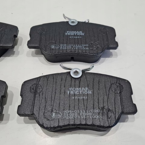 MERCEDES W124 W126 W201 KLOCKI HAMULCOWE KOMPLET FOMAR FO 474281 MERCEDES W124 W126 W201 KLOCKI HAMULCOWE KOMPLET FOMAR FO 474281