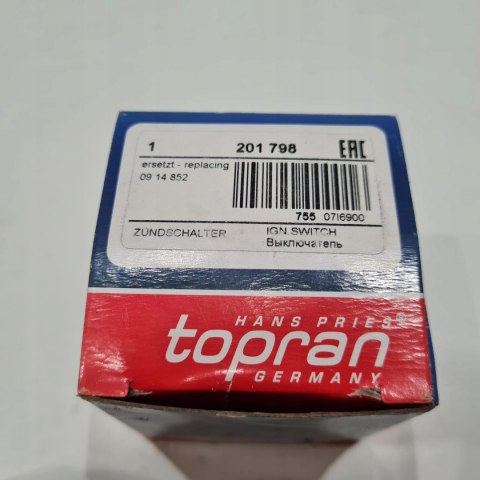 OPEL ASTRA F CORSA B CALIBRA VECTRA A KOSTKA STACYJKI TOPRAN 201 798