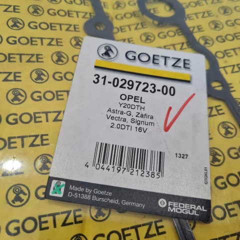 OPEL ASTRA G VECTRA B ZAFIRA USZCZELKA KOLEKTORA SSĄCEGO GOETZE 3102972300 OPEL ASTRA G VECTRA B ZAFIRA USZCZELKA KOLEKTORA SSĄCEGO GOETZE 3102972300