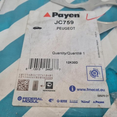 PEUGEOT CITROEN SUZUKI FIAT USZCZELKA KOLEKTORA DOLOTOWEGO PAYEN JC759 PEUGEOT CITROEN SUZUKI FIAT USZCZELKA KOLEKTORA DOLOTOWEGO PAYEN JC759