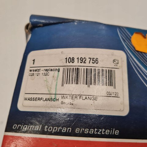 SEAT AROSA VW POLO LUPO KRÓCIEC WODY OBUDOWA TOPRAN 108192756 SEAT AROSA VW POLO LUPO KRÓCIEC WODY OBUDOWA TOPRAN 108192756