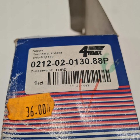 FORD ESCORT FIESTA FOCUS TERMOSTAT 4MAX 0212-02-0130.88P FORD ESCORT FIESTA FOCUS TERMOSTAT 4MAX 0212-02-0130.88P
