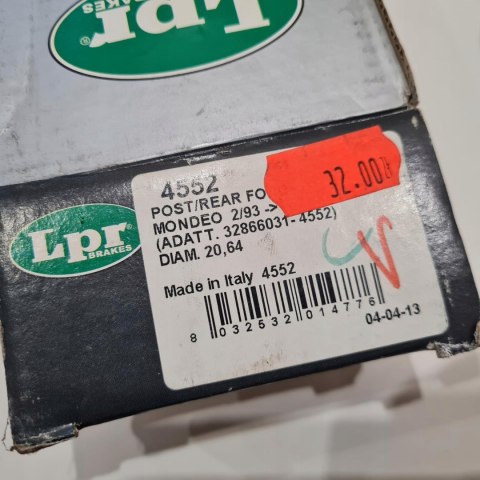 FORD MONDEO MK1 MK2 CYLINDEREK HAMULCOWY LPR 4552 FORD MONDEO MK1 MK2 CYLINDEREK HAMULCOWY LPR 4552