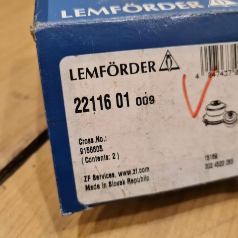 OPEL OMEGA B SILENTBLOCK TULEJA WAHACZA LEMFORDER 22116 01 OPEL OMEGA B SILENTBLOCK TULEJA WAHACZA LEMFORDER 22116 01