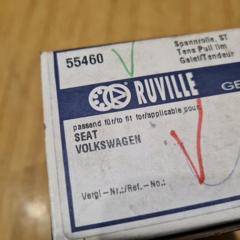 VW BORA GOLF IV POLO LUPO ROLKA NAPINAJĄCA PASEK ROZRZĄDU RUVILLE 55460 VW BORA GOLF IV POLO LUPO ROLKA NAPINAJĄCA PASEK ROZRZĄDU RUVILLE 55460