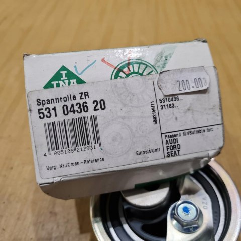 AUDI A4 B6 A6 C5 VW GOLF IV PASSAT B5 ROLKA NAPINACZA PASKA ROZRZĄDU INA AUDI A4 B6 A6 C5 VW GOLF IV PASSAT B5 ROLKA NAPINACZA PASKA ROZRZĄDU INA