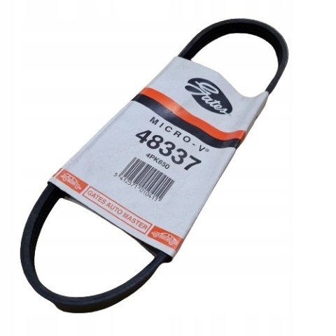 GATES MICRO-V 48337 4PK650 PASEK KLINOWY WIELOROWKOWY GATES MICRO-V 48337 4PK650 PASEK KLINOWY WIELOROWKOWY