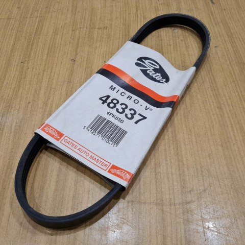 GATES MICRO-V 48337 4PK650 PASEK KLINOWY WIELOROWKOWY GATES MICRO-V 48337 4PK650 PASEK KLINOWY WIELOROWKOWY