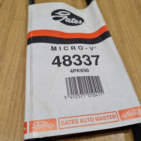 GATES MICRO-V 48337 4PK650 PASEK KLINOWY WIELOROWKOWY GATES MICRO-V 48337 4PK650 PASEK KLINOWY WIELOROWKOWY