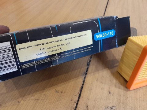 FIAT PANDA UNO FILTR POWIETRZA WA50-110 PZL-SĘDZISZÓW FIAT PANDA UNO FILTR POWIETRZA WA50-110 PZL-SĘDZISZÓW