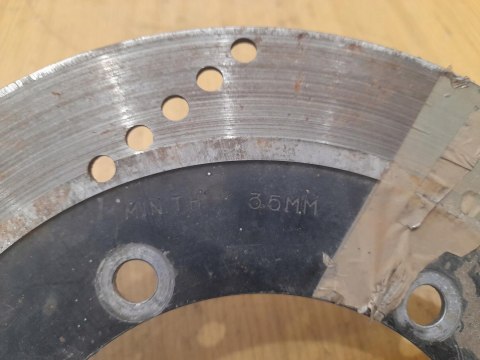 KAWASAKI GPZ 500 TARCZA HAMULCOWA PRZÓD PRZEDNIA KAWASAKI GPZ 500 TARCZA HAMULCOWA PRZÓD PRZEDNIA