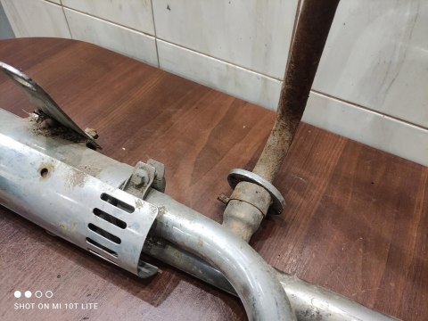 ZIPP STAR 250 CHOPPER WYDECH TŁUMIK KOLEKTOR