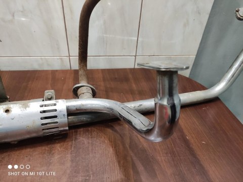 ZIPP STAR 250 CHOPPER WYDECH TŁUMIK KOLEKTOR