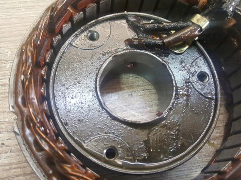 YAMAHA XS 500 STATOR STOJAN UZWOJENIE ALTERNATOR YAMAHA XS 500 STATOR STOJAN UZWOJENIE ALTERNATOR