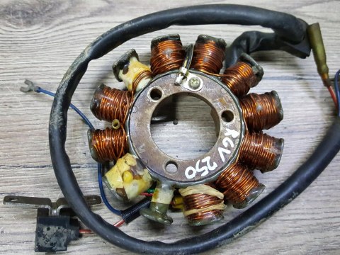 SUZUKI RGV 250 UZWOJENIE STATOR STOJAN IMPULSATOR SUZUKI RGV 250 UZWOJENIE STATOR STOJAN IMPULSATOR