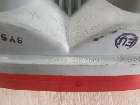 KAWASAKI ZZR 600 LAMPA TYŁ TYLNA KAWASAKI ZZR 600 LAMPA TYŁ TYLNA