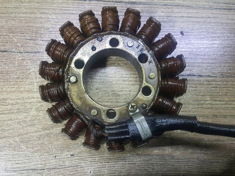 HONDA VF 500 V30 MAGNA UZWOJENIE STATOR STOJAN HONDA VF 500 V30 MAGNA UZWOJENIE STATOR STOJAN