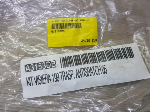 WIZJER VISOR 199 CLEAR ANTI SCRATCH NOWY ! WIZJER VISOR 199 CLEAR ANTI SCRATCH NOWY !