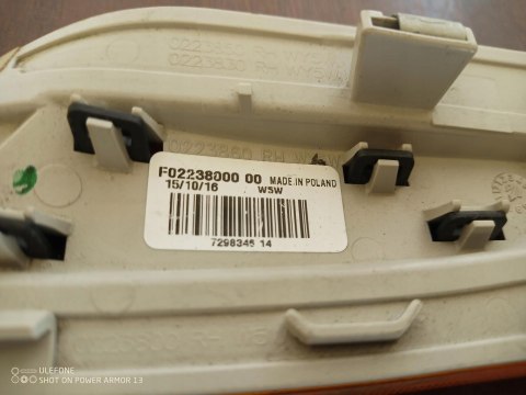 MINI COOPER F55 F56 F57 KIERUNKOWSKAZ PRAWY MINI COOPER F55 F56 F57 KIERUNKOWSKAZ PRAWY