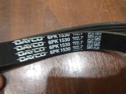 PASEK KLINOWY WIELOROWKOWY DAYCO 6PK1530 PASEK KLINOWY WIELOROWKOWY DAYCO 6PK1530