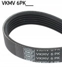 PASEK KLINOWY WIELOROWKOWY SKF VKMV 6PK1033