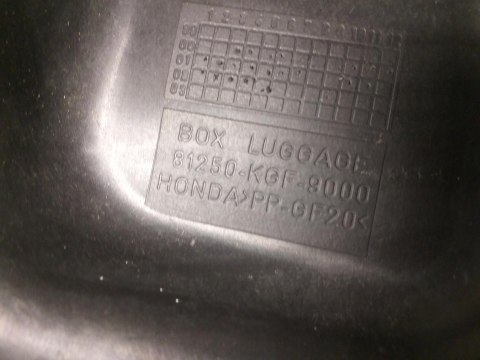 KUFER WYPEŁNIENIE SCHOWEK HONDA DYLAN 125 KUFER WYPEŁNIENIE SCHOWEK HONDA DYLAN 125