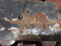 STELAŻ ZDERZAK BUMPER TYŁ KAWASAKI KVF 400