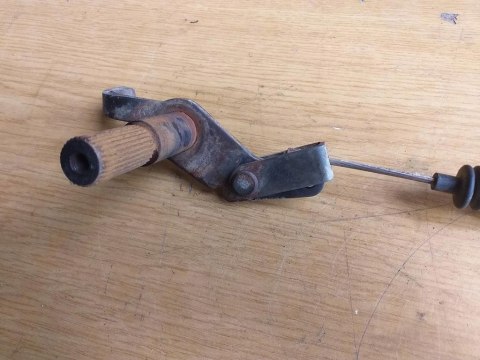 DŹWIGNIA HAMULCA + LINKA CIĘGNO KAWASAKI KFX 700