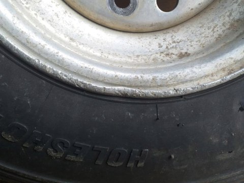 KOŁO FELGA PRZÓD USZKODZONA KAWASAKI KFX 700 KOŁO FELGA PRZÓD USZKODZONA KAWASAKI KFX 700