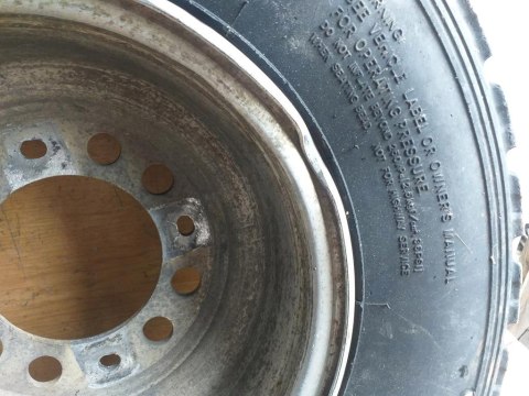 KOŁO FELGA PRZÓD USZKODZONA KAWASAKI KFX 700 KOŁO FELGA PRZÓD USZKODZONA KAWASAKI KFX 700