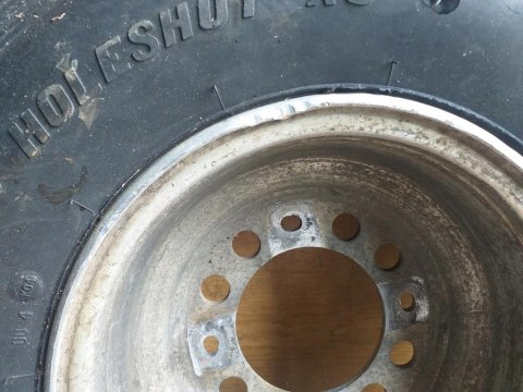 KOŁO FELGA PRZÓD USZKODZONA KAWASAKI KFX 700 KOŁO FELGA PRZÓD USZKODZONA KAWASAKI KFX 700
