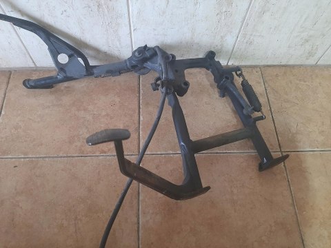 STOPKA CENTRALNA + BOCZNA KOSA BMW K1200 RS STOPKA CENTRALNA + BOCZNA KOSA BMW K1200 RS