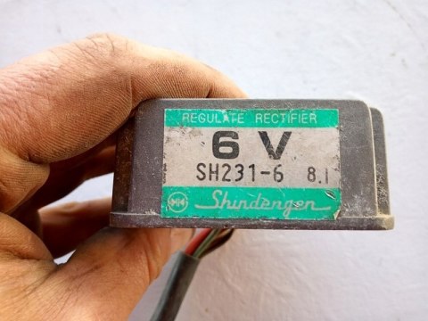 REGULATOR NAPIĘCIA HONDA CB 125 SH231-6 REGULATOR NAPIĘCIA HONDA CB 125 SH231-6