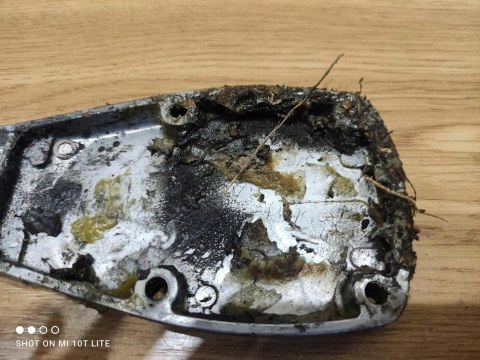 KAWASAKI KT12D OBUDOWA OSŁONA PRZEKŁADNI POKRYWA ORYG